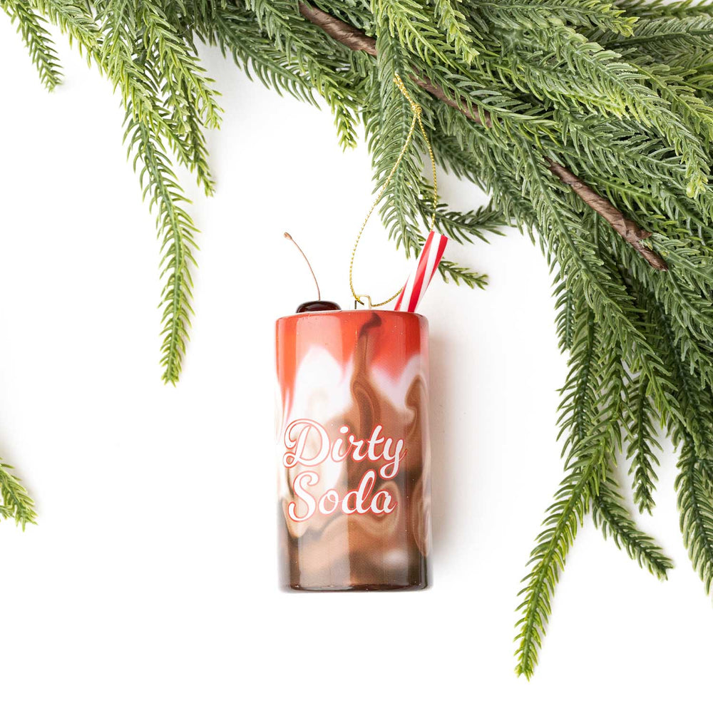 Dirty Soda Boxed Glass Ornament 8 Oak Lane Dirty Soda Boxed Glass Ornament Bonjour Fete - Party Supplies