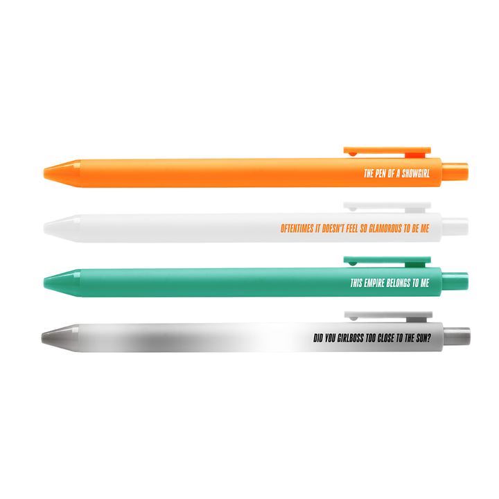 SHOWGIRL PEN SET Sammy Gorin LLC Arts & Crafts SHOWGIRL PEN SET Bonjour Fete - Party Supplies