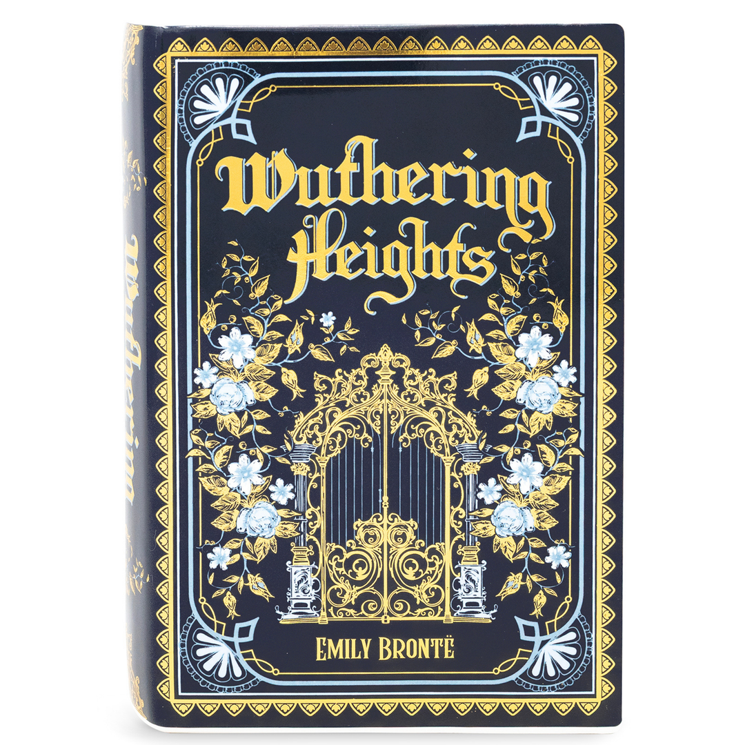 WUTHERING HEIGHTS LARGE BOOK VASE Steel Mill Gifts Book Vase WUTHERING HEIGHTS LARGE BOOK VASE Bonjour Fete - Party Supplies