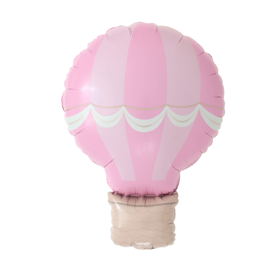 Pink Hot Air Foil Balloon