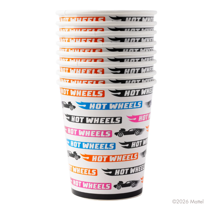 HOT WHEELS™ X BONJOUR FETE CUPS Bonjour Fete Cups HOT WHEELS™ X BONJOUR FETE CUPS Bonjour Fete - Party Supplies