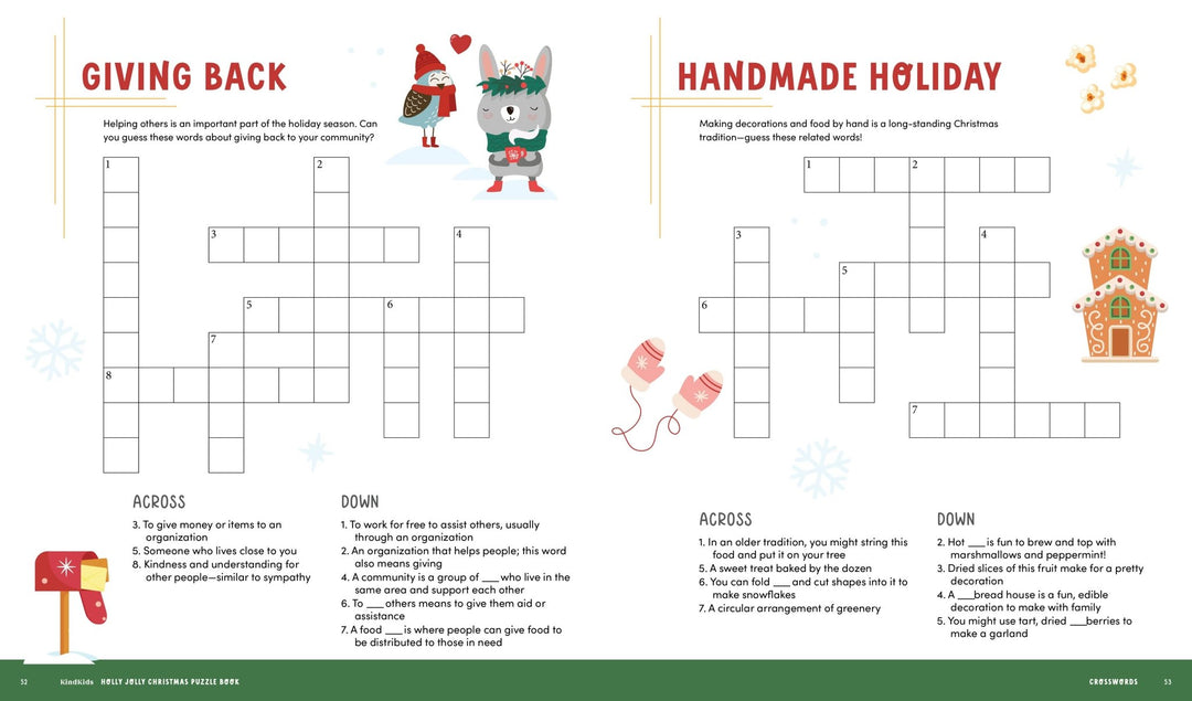 Holly Jolly Christmas Puzzle Book