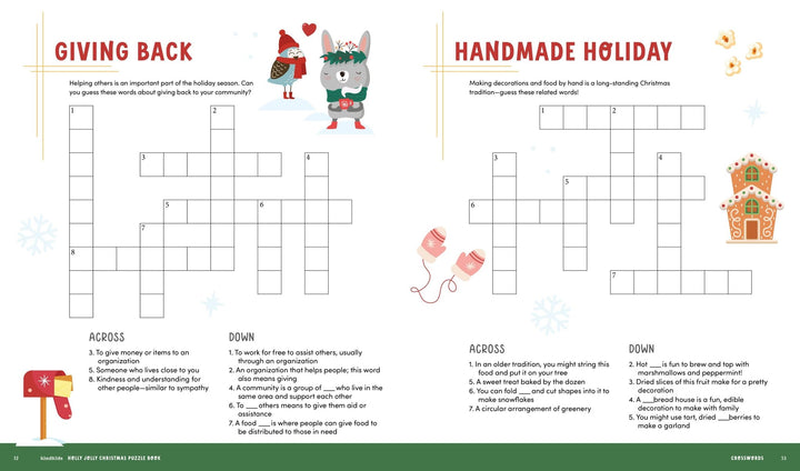 Holly Jolly Christmas Puzzle Book