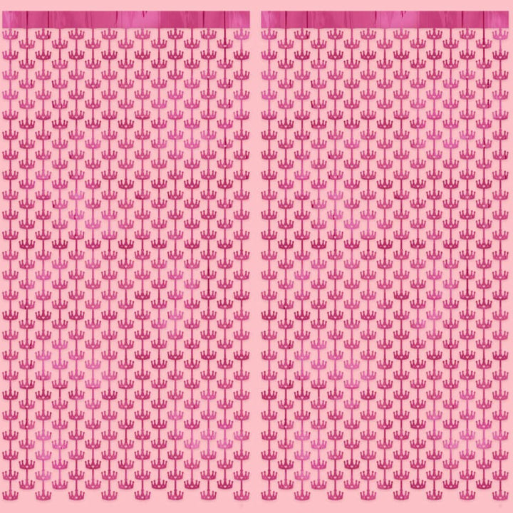 Princess Curtain - pink foil curtain Petit Fetti Princess Curtain - pink foil curtain Bonjour Fete - Party Supplies