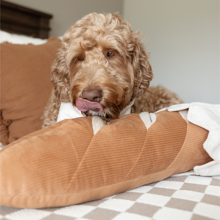 GIANT BAGUETTE DOG TOY Lambwolf Collective Pet GIANT BAGUETTE DOG TOY Bonjour Fete - Party Supplies
