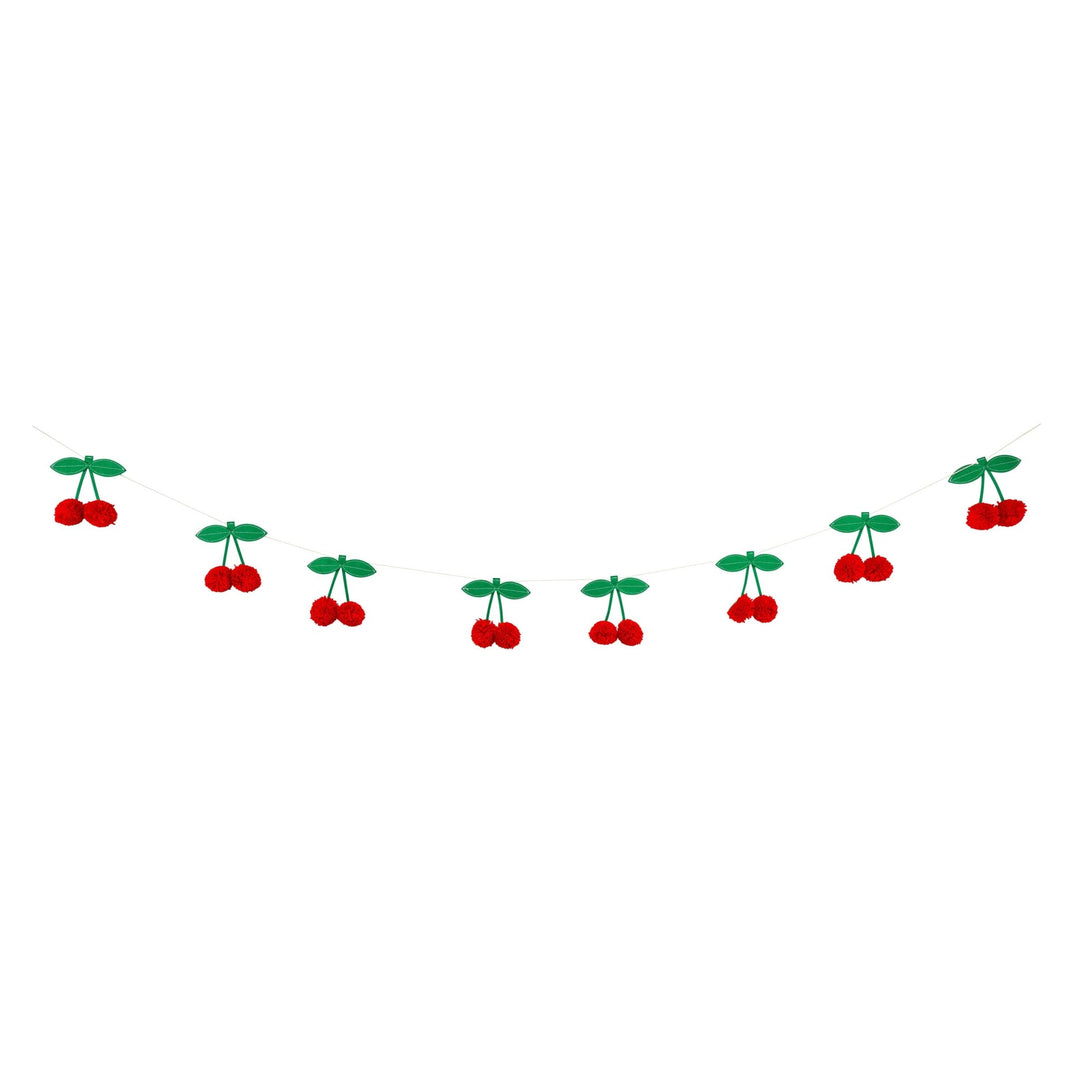 Felt Cherries Banner