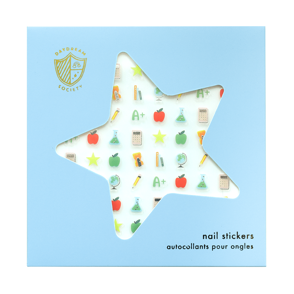 Smarty Pants Subject Nail Stickers - Bonjour Fête 