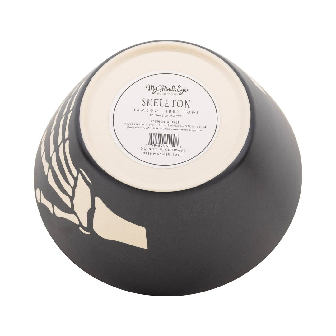 HAL1231 - Bamboo Skeleton Bowl My Mind’s Eye HAL1231 - Bamboo Skeleton Bowl Bonjour Fete - Party Supplies