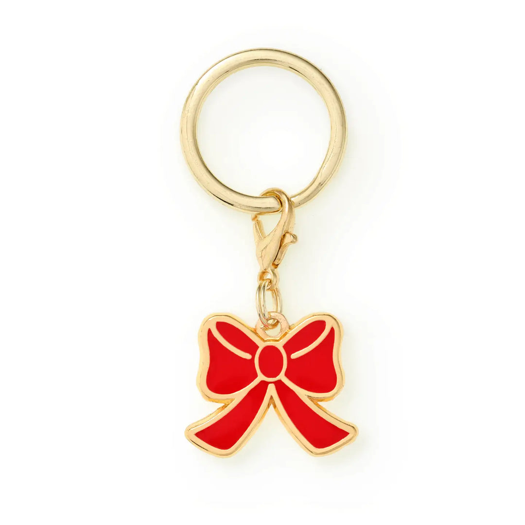 RED BOW COLLAR CHARM The Foggy Dog Holiday Pet RED BOW COLLAR CHARM Bonjour Fete - Party Supplies