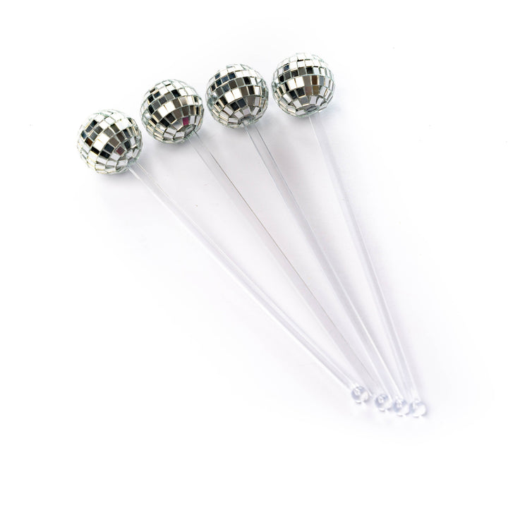 Disco Ball Stir Sticks Bonjour Fete Party Supplies Drinkware & Bar