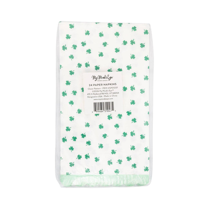 SPD1237 - Clover Pattern Dinner Napkin My Mind’s Eye SPD1237 - Clover Pattern Dinner Napkin Bonjour Fete - Party Supplies