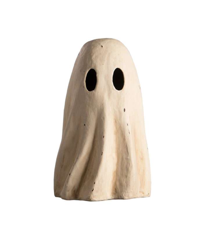 Tall Ghost Luminary Medium Paper Mache Bethany Lowe Designs, Inc. Tall Ghost Luminary Medium Paper Mache Bonjour Fete - Party Supplies