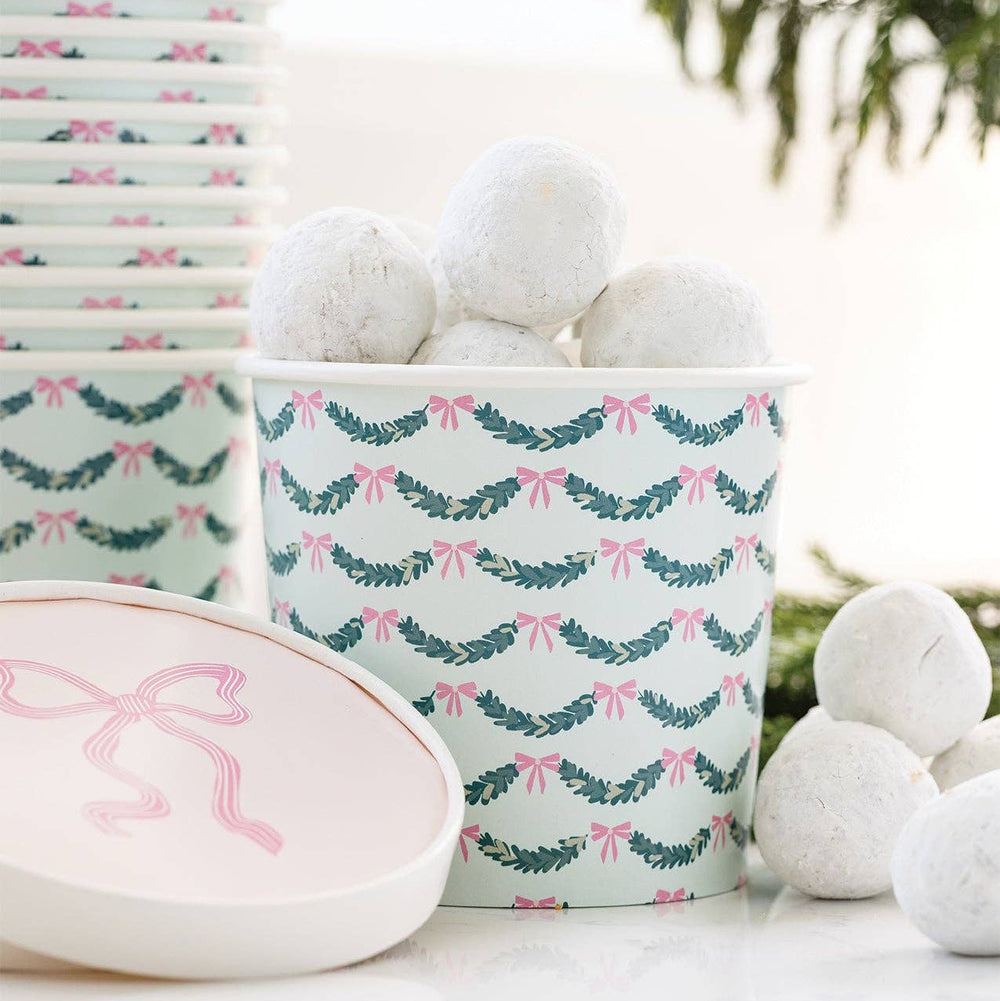 PLFC505 - Pink Bow Take Out Treat Cups My Mind’s Eye PLFC505 - Pink Bow Take Out Treat Cups Bonjour Fete - Party Supplies