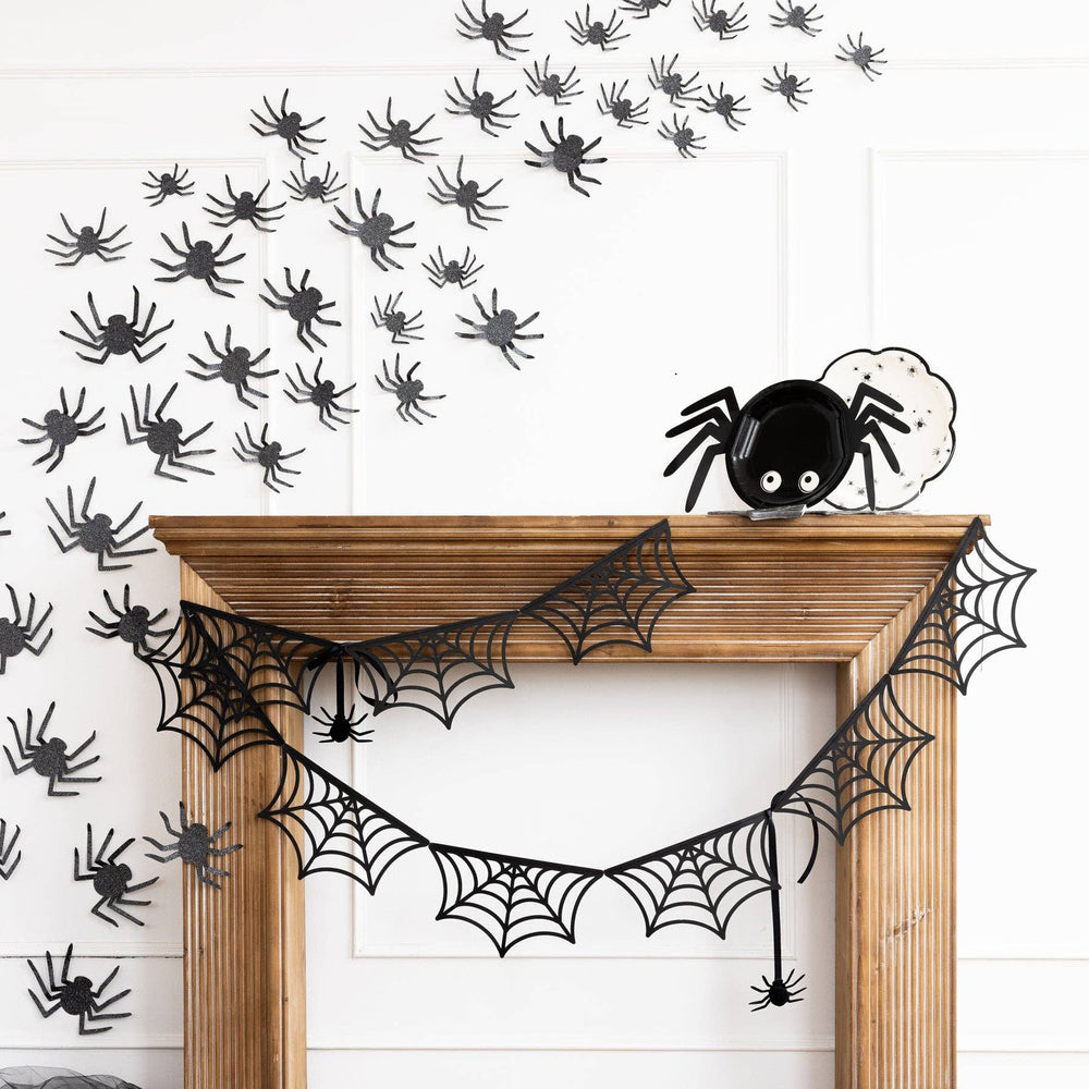 SPW1202 - Spider Web Bunting Banner My Mind’s Eye SPW1202 - Spider Web Bunting Banner Bonjour Fete - Party Supplies