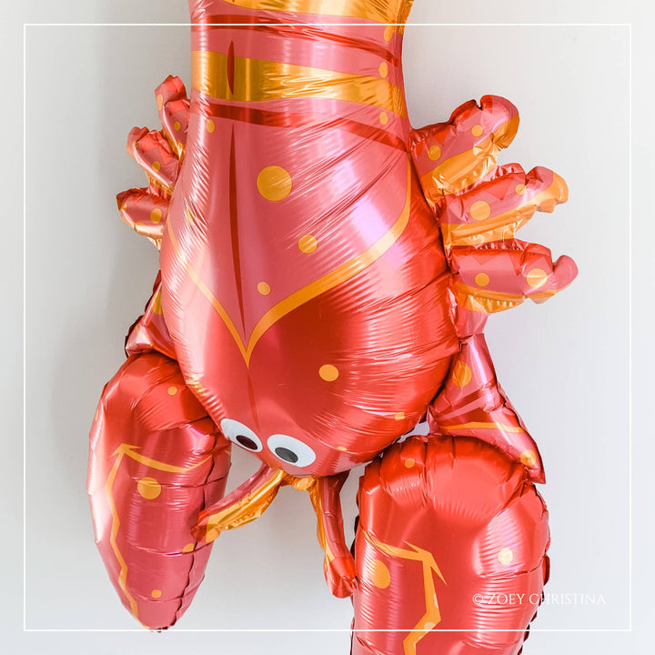Jumbo Lobster/Crawfish Foil Balloon Zoey Christina Jumbo Lobster/Crawfish Foil Balloon Bonjour Fete - Party Supplies