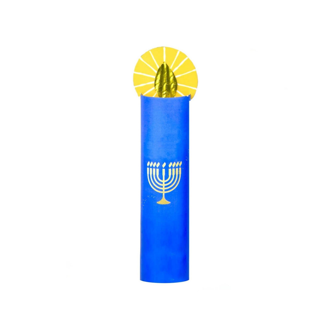 HANUKKAH SURPRISE CANDLE TOPS Malibu Hanukkah Bonjour Fete - Party Supplies