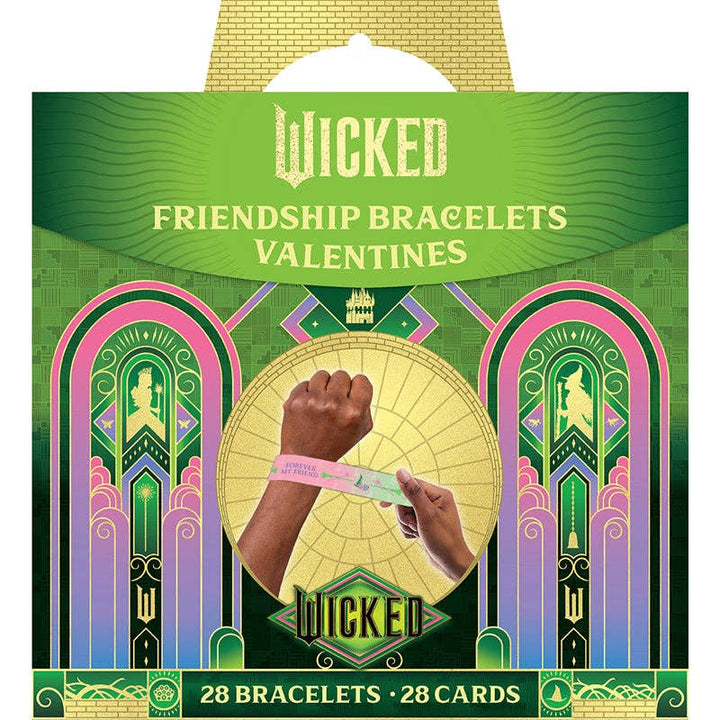 Wicked: Friendship Bracelet Valentines (NEW!) Insight Editions - #1 Pop Culture Publisher Wicked: Friendship Bracelet Valentines (NEW!) Bonjour Fete - Party Supplies