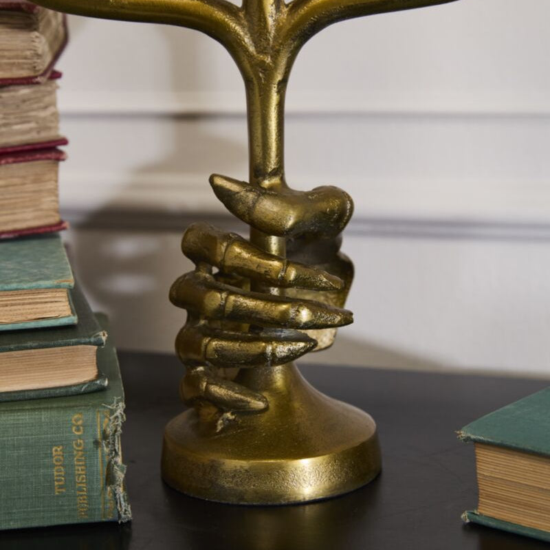 Skeleton Candle Holder