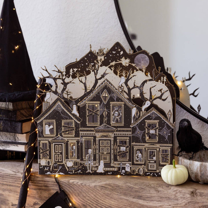 Haunted House Halloween Village Decoration