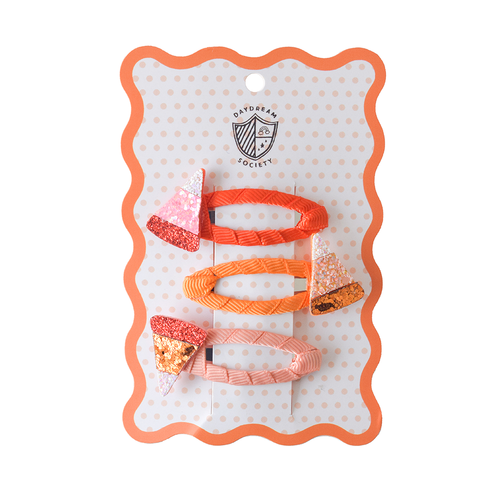TRICK OR TREAT STREET CANDY CORN CLIP SET Jollity & Co. + Daydream Society TRICK OR TREAT STREET CANDY CORN CLIP SET Bonjour Fete - Party Supplies
