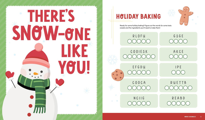 Holly Jolly Christmas Puzzle Book