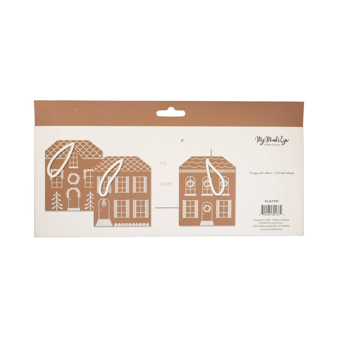 PLGT191 - Gingerbread Houses Tag Set My Mind’s Eye PLGT191 - Gingerbread Houses Tag Set Bonjour Fete - Party Supplies