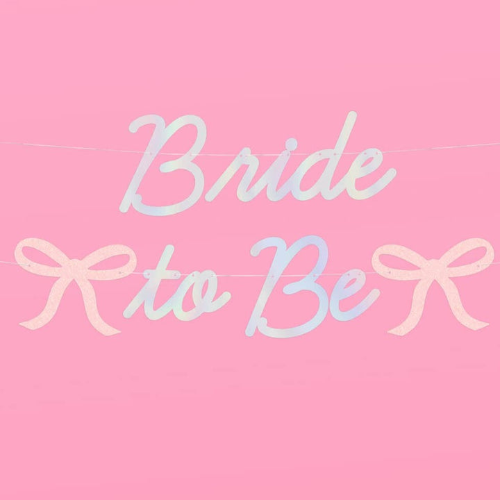 Tying The Knot Banner, Bride To Be, Bachelorette xo, Fetti Bonjour Fete - Party Supplies