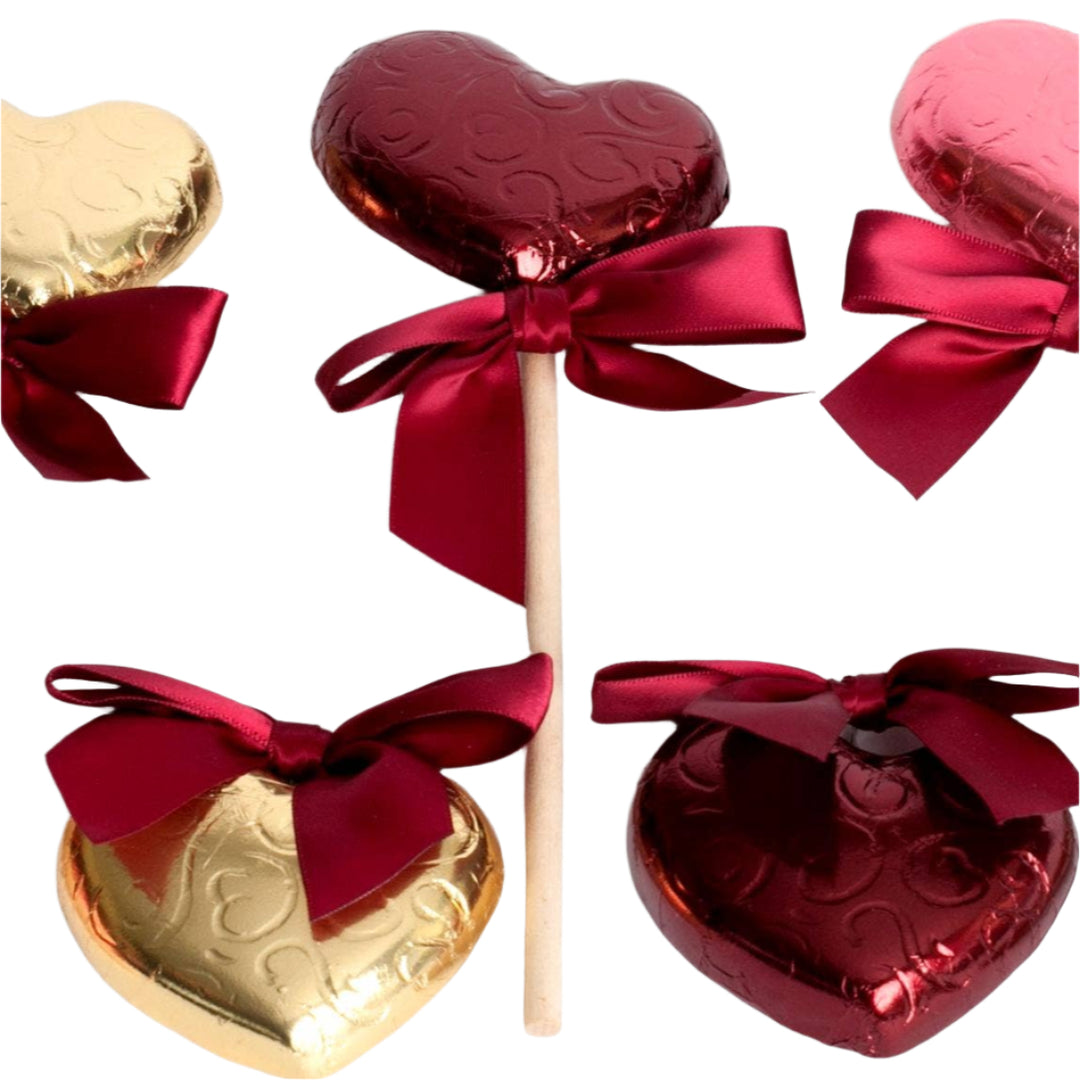VALENTINES MILK CHOCOLATE HEART Gosanko Chocolate Candy VALENTINES MILK CHOCOLATE HEART Bonjour Fete - Party Supplies