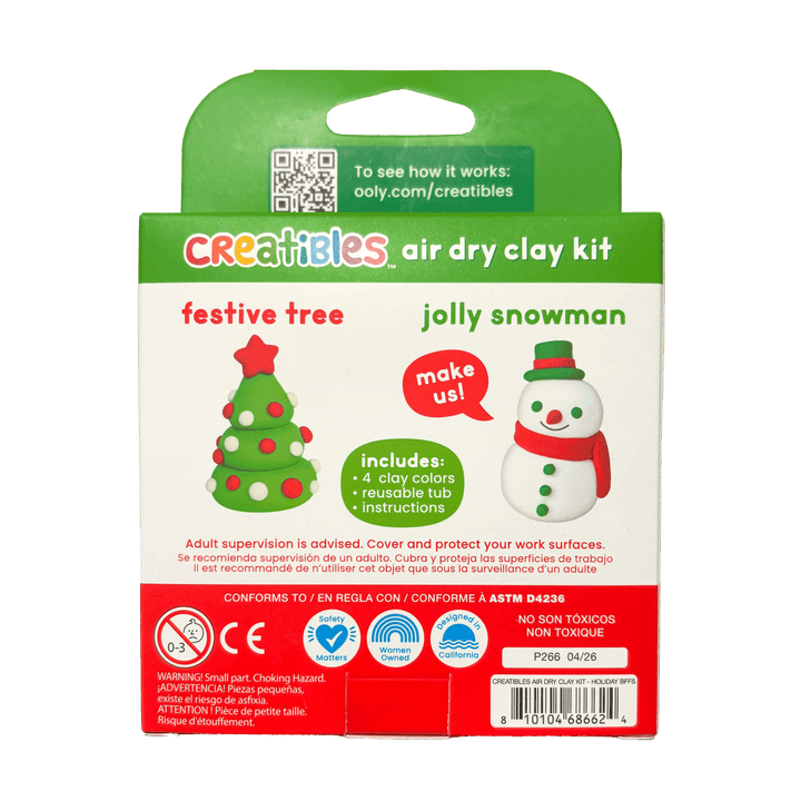 Holiday BFFs Air Dry Clay Kit