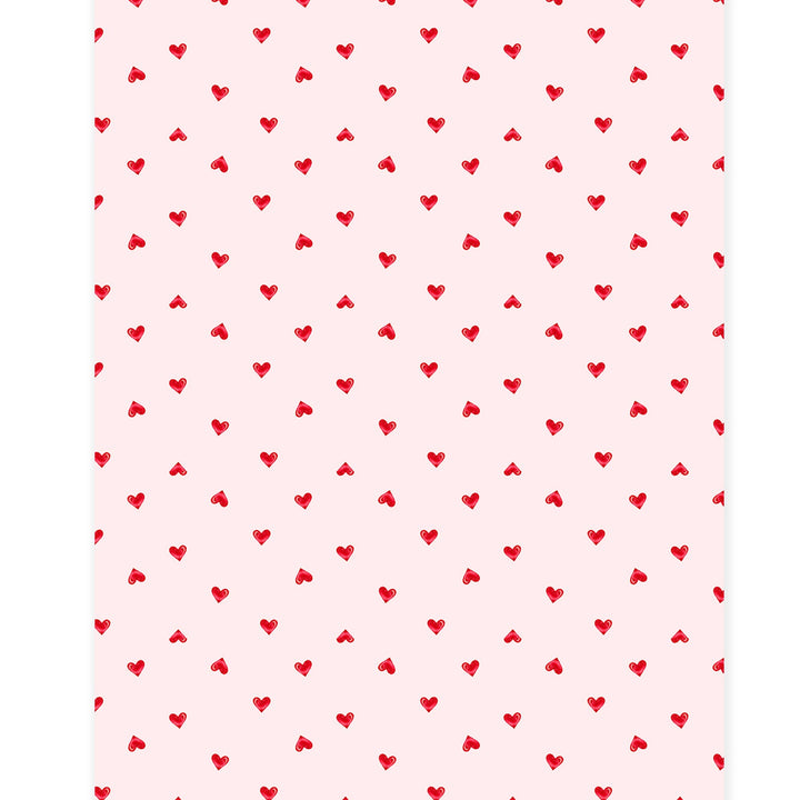 Ditsy Hearts Table Runner Bonjour Fete Party Supplies Valentine's Day Party Supplies