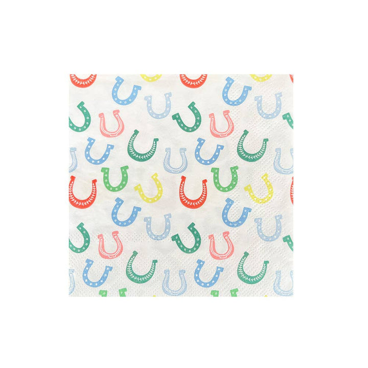 Horseshoe Cocktail Napkins Bonjour Fete Party Supplies Horse Party