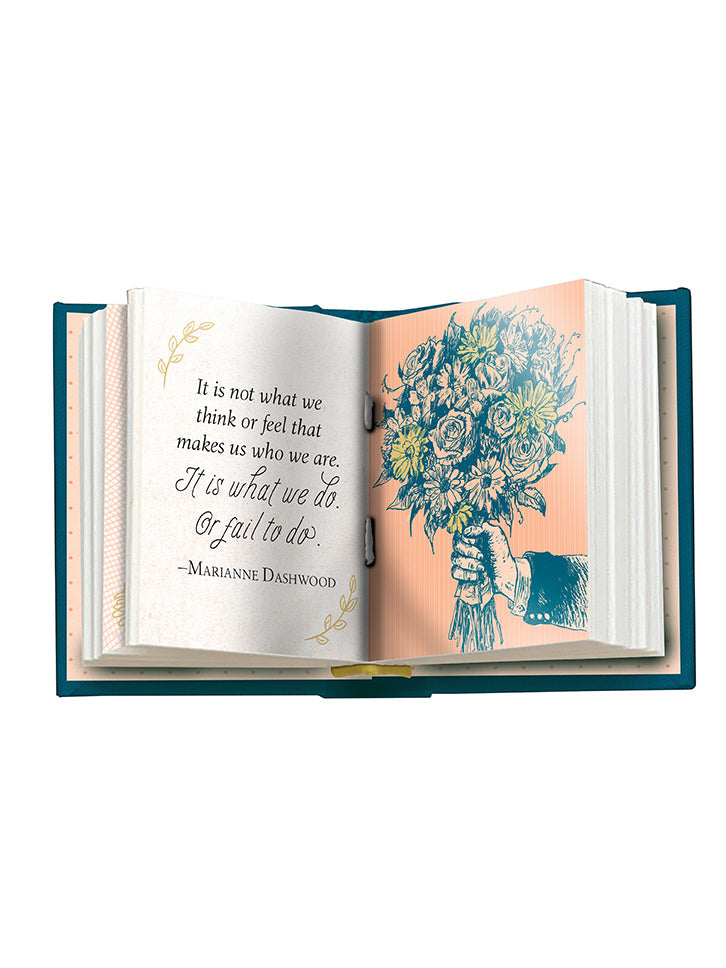 The Tiny Book of Jane Austen Insight Editions Hardcover The Tiny Book of Jane Austen Bonjour Fete - Party Supplies