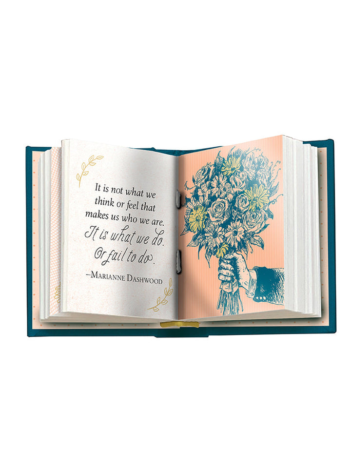The Tiny Book of Jane Austen Insight Editions Hardcover The Tiny Book of Jane Austen Bonjour Fete - Party Supplies