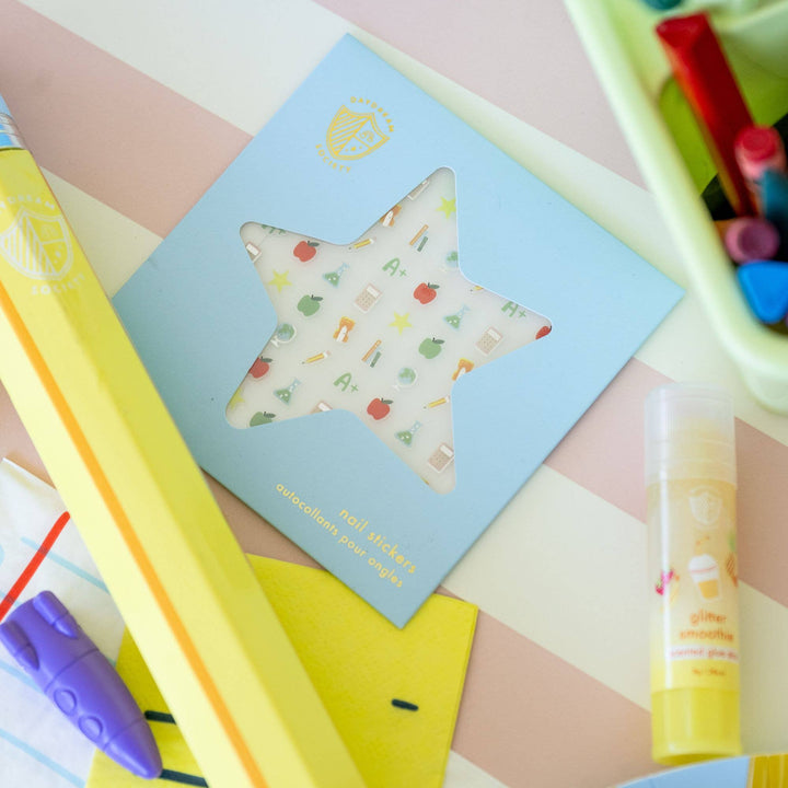 Smarty Pants Subject Nail Stickers - Bonjour Fête 