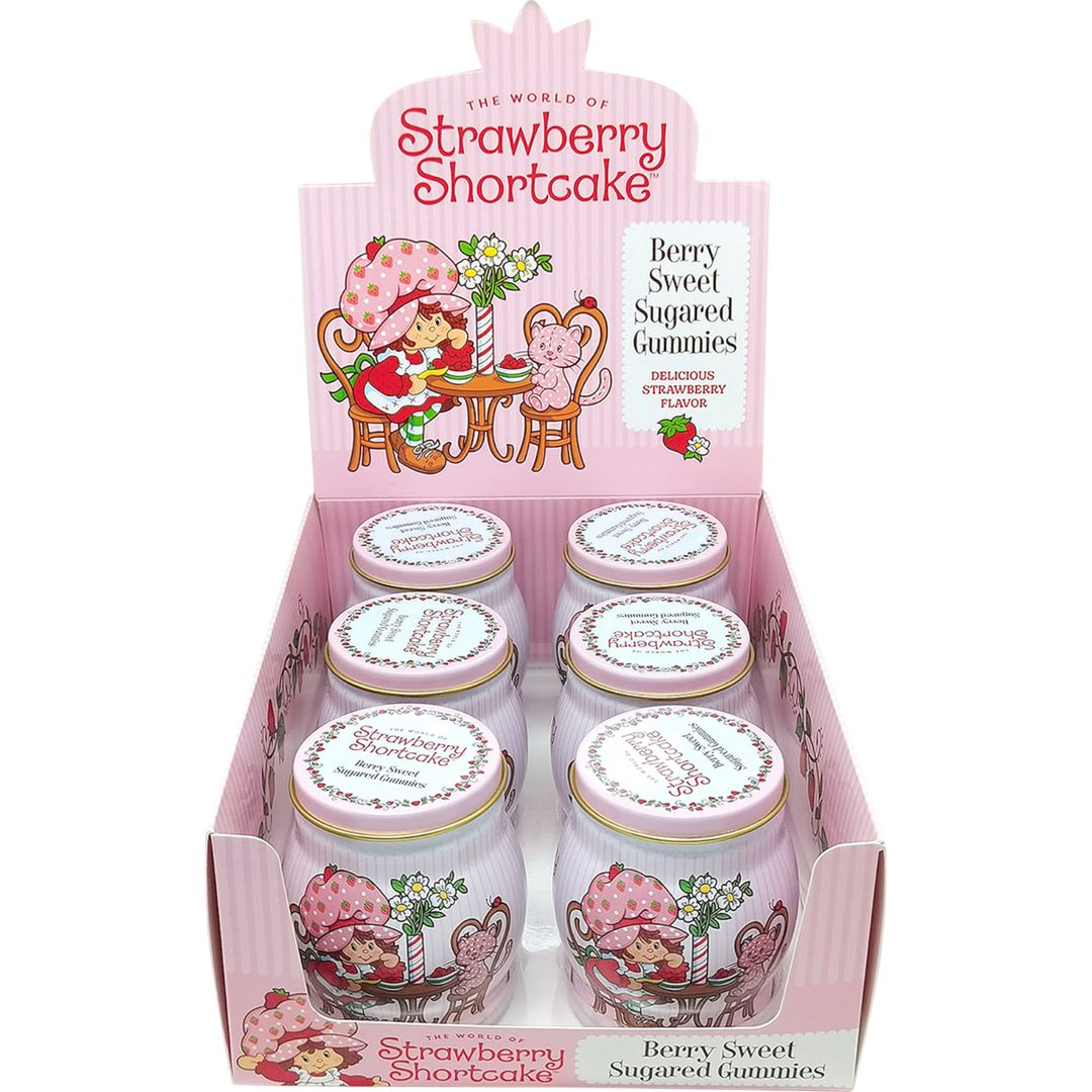 Strawberry Shortcake Berry Sweet Sugared Gummies Cow Crack Wholesale Strawberry Shortcake Berry Sweet Sugared Gummies Bonjour Fete - Party Supplies