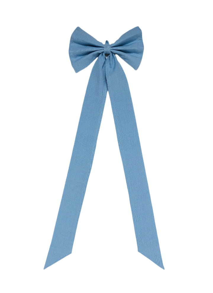 SOLID - Light Blue Fabric Bow Heather Taylor Home simple SOLID - Light Blue Fabric Bow Bonjour Fete - Party Supplies