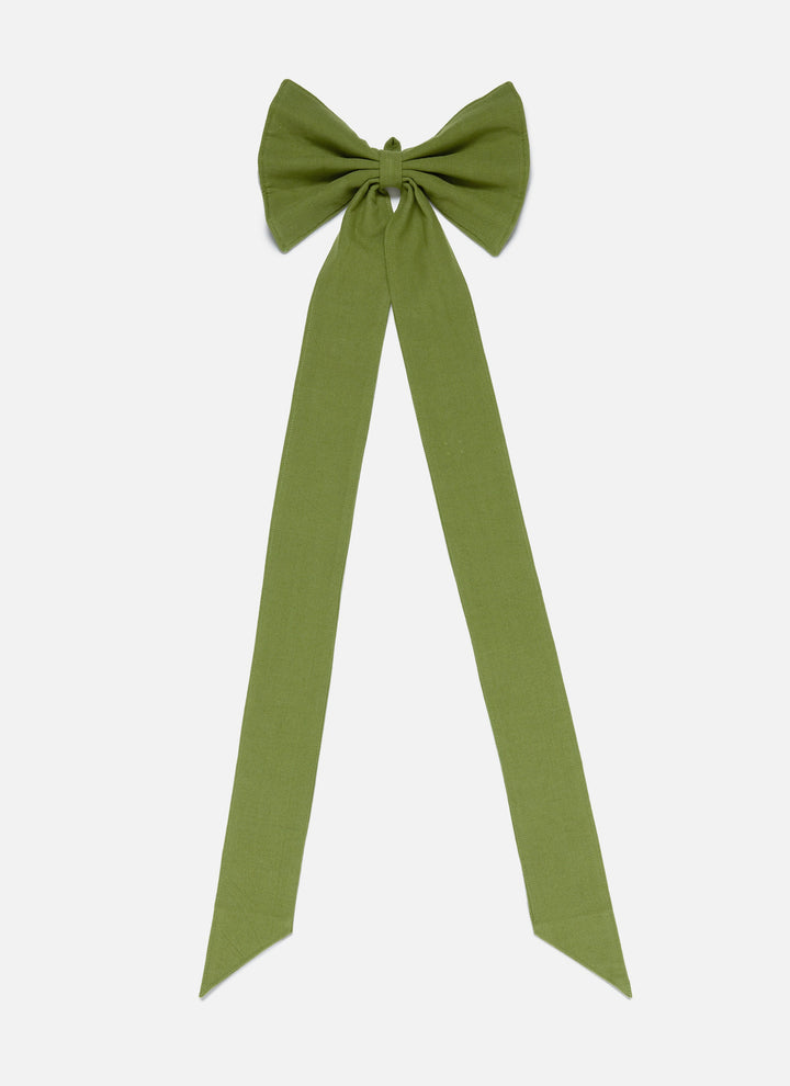SOLID - Light Green Fabric Bow Heather Taylor Home simple SOLID - Light Green Fabric Bow Bonjour Fete - Party Supplies