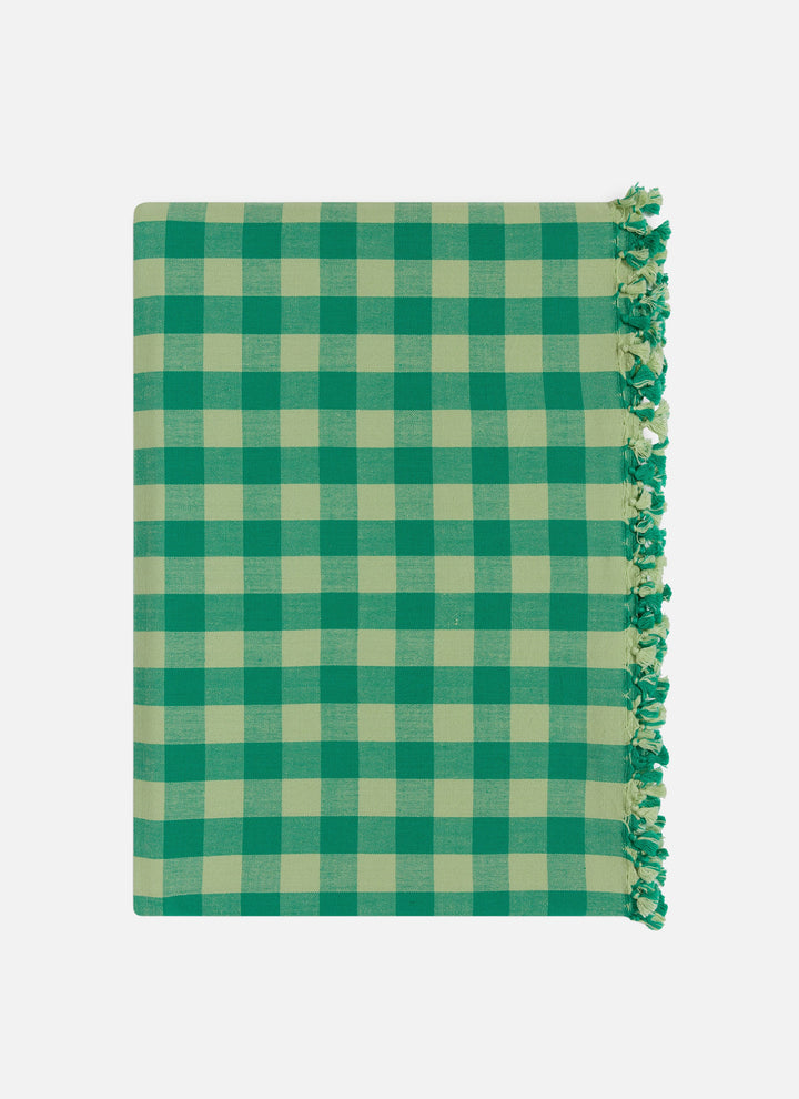 Gingham Lime Tablecloth