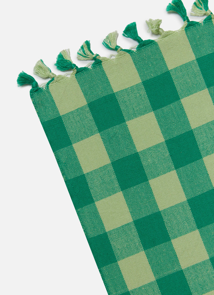 Gingham Lime Tablecloth