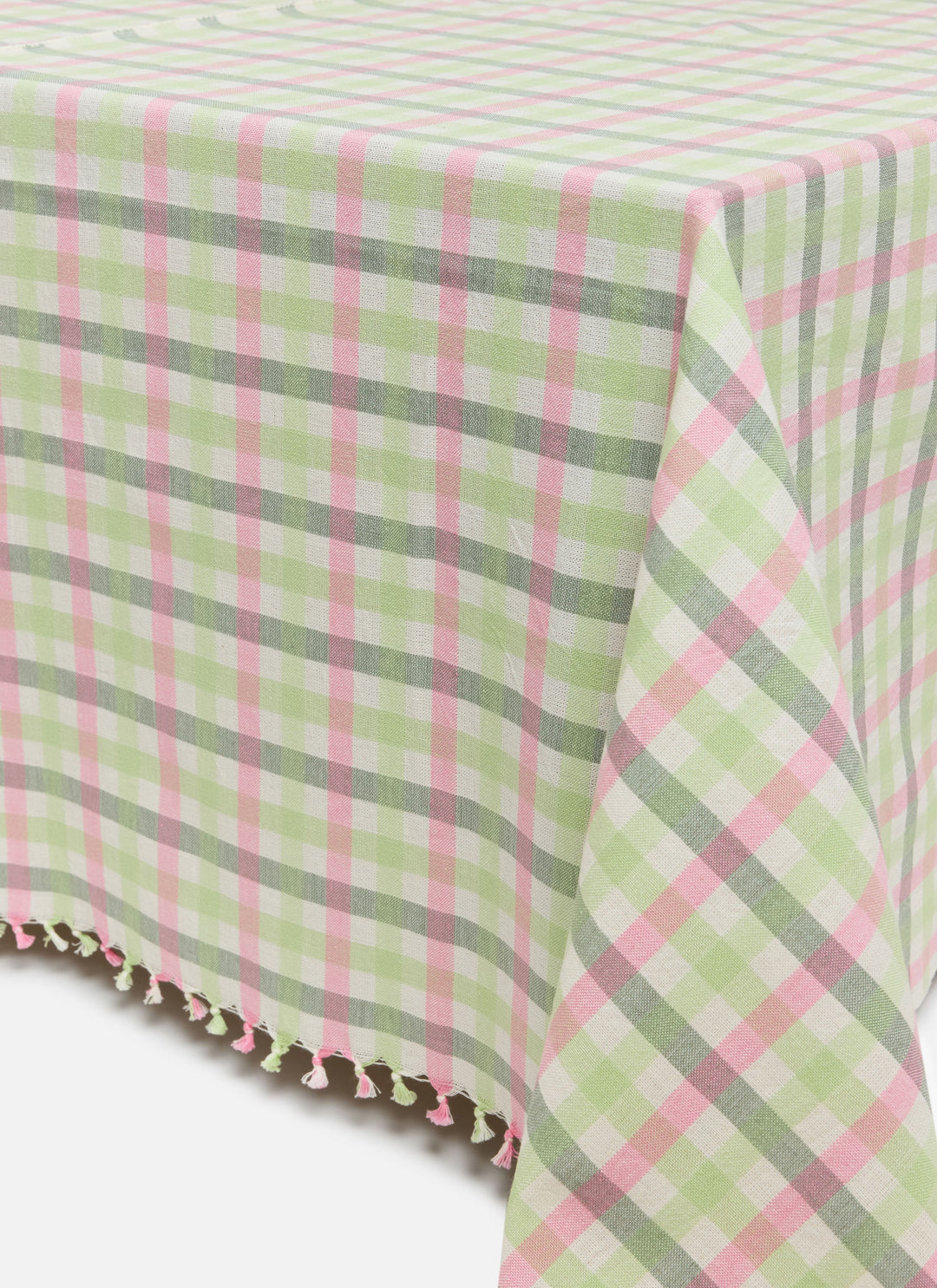 GINGHAM - Clover Tablecloth Heather Taylor Home variable Large GINGHAM - Clover Tablecloth Bonjour Fete - Party Supplies