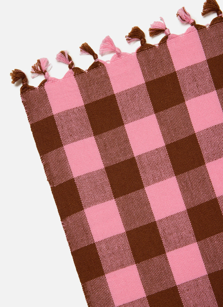 CANDY GINGHAM - Pink Tablecloth Heather Taylor Home variable CANDY GINGHAM - Pink Tablecloth Bonjour Fete - Party Supplies