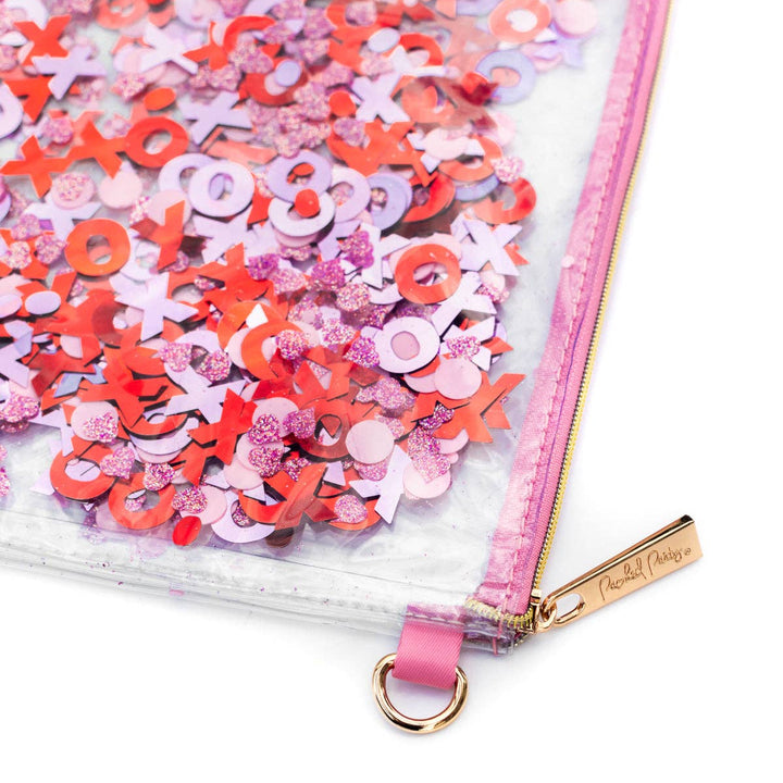 XOXO CONFETTI POUCH Packed Party Valentine's Day Accessories XOXO CONFETTI POUCH Bonjour Fete - Party Supplies