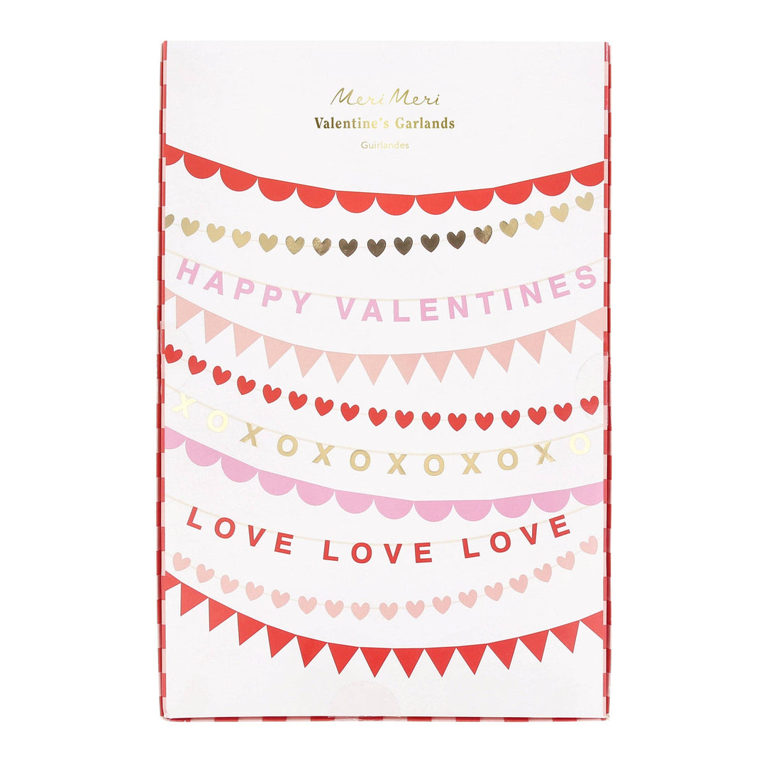 Valentine's Garland Set Meri Meri Valentine's Garland Set Bonjour Fete - Party Supplies