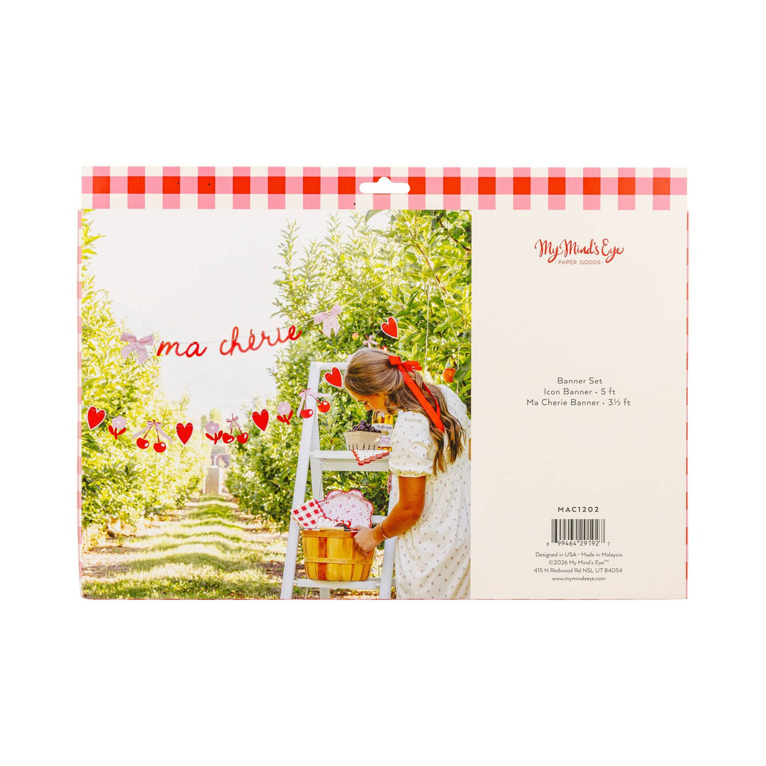 MAC1202 - Ma Cherie Banner Set My Mind’s Eye MAC1202 - Ma Cherie Banner Set Bonjour Fete - Party Supplies