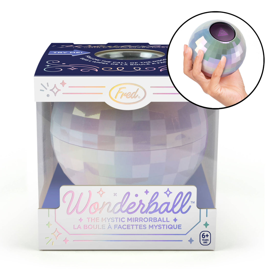 Wonderball - Mystic Mirrorball, Disco Ball Decision Maker Fred & Friends Wonderball - Mystic Mirrorball, Disco Ball Decision Maker Bonjour Fete - Party Supplies