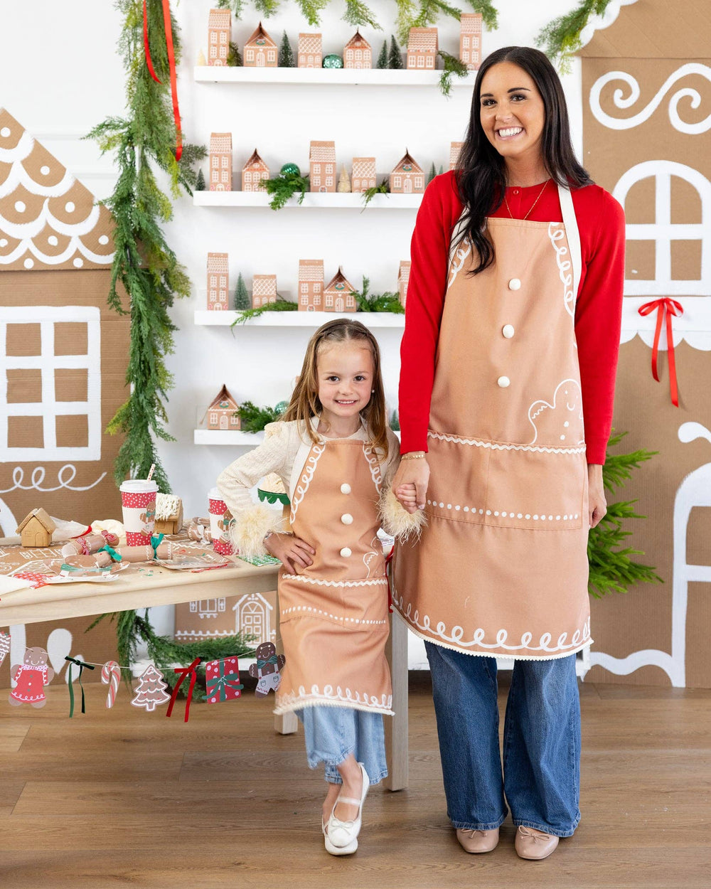 GBD1216 - Gingerbread Apron - Adult My Mind’s Eye GBD1216 - Gingerbread Apron - Adult Bonjour Fete - Party Supplies