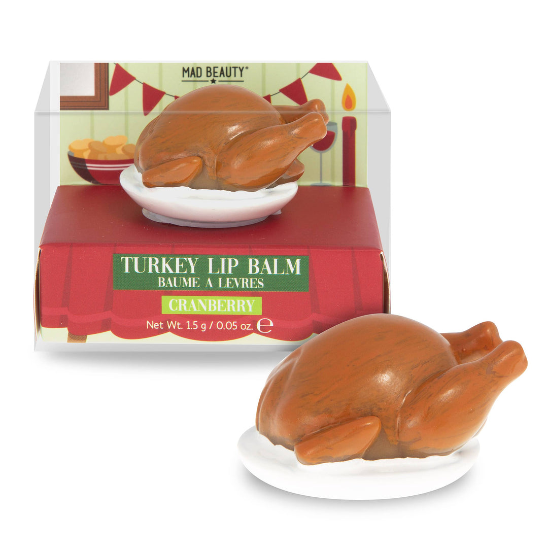 Mad Beauty Festive Feast Turkey Lip Balm - 12pc Mad Beauty USA LLC Mad Beauty Festive Feast Turkey Lip Balm - 12pc Bonjour Fete - Party Supplies