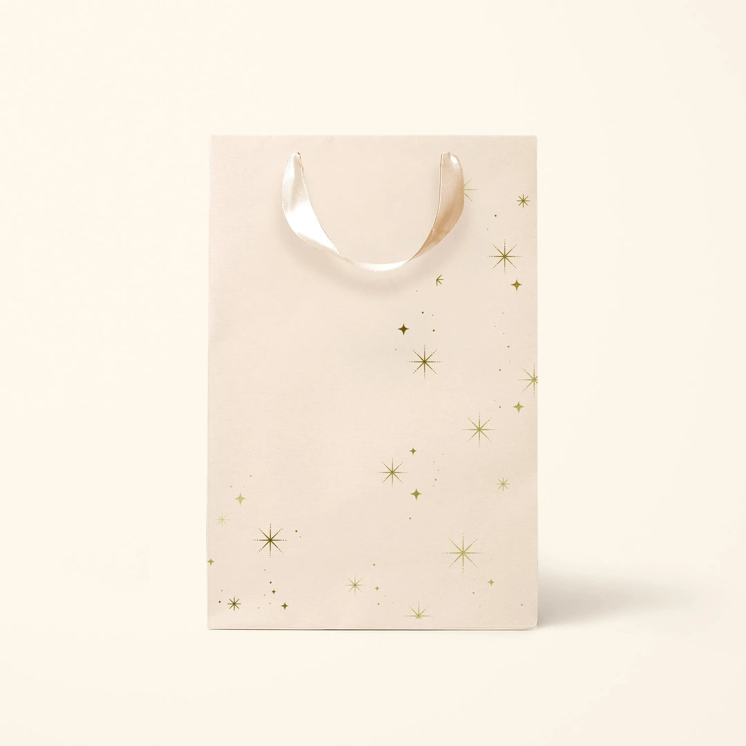 Gold Stars Gift Bag: Small Sunshine Studios Bonjour Fete - Party Supplies