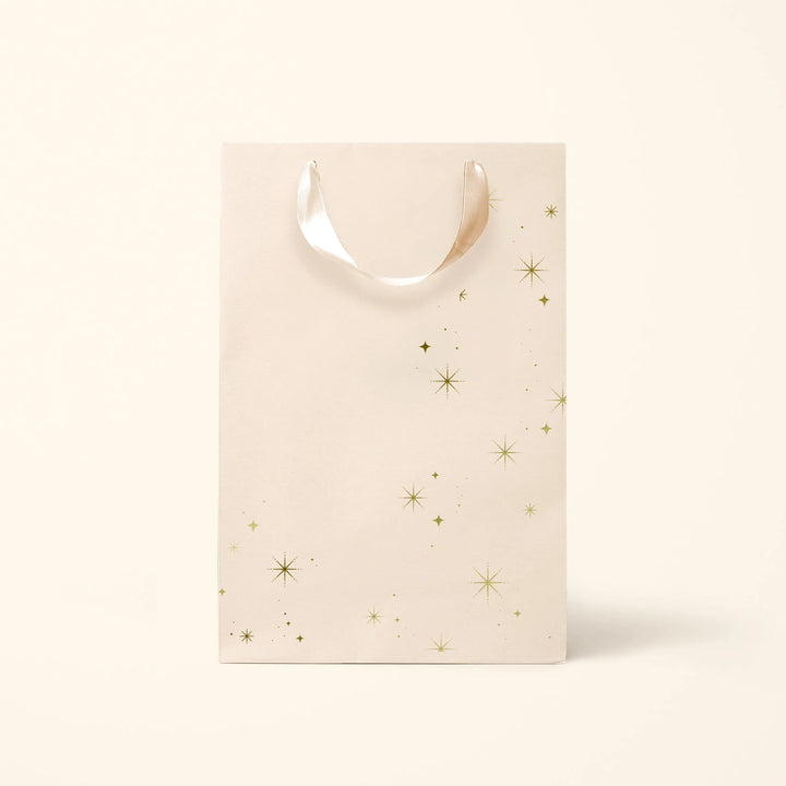 Gold Stars Gift Bag: Small Sunshine Studios Bonjour Fete - Party Supplies