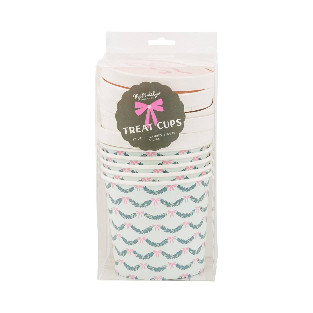 PLFC505 - Pink Bow Take Out Treat Cups My Mind’s Eye PLFC505 - Pink Bow Take Out Treat Cups Bonjour Fete - Party Supplies